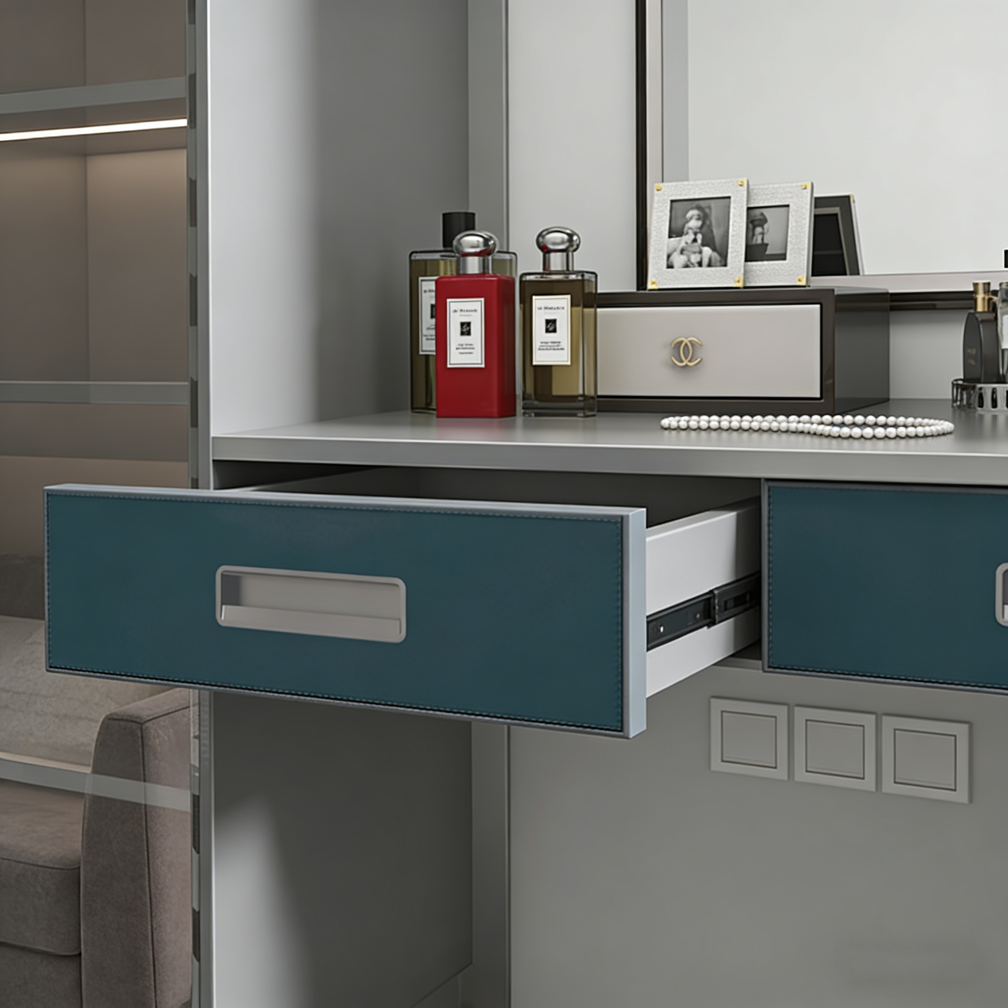 Mjmhd CYDP-004 Custom Size Drawer Front Panel, Pull-out Drawer Door ...